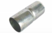 Buckling type straight pipe joint